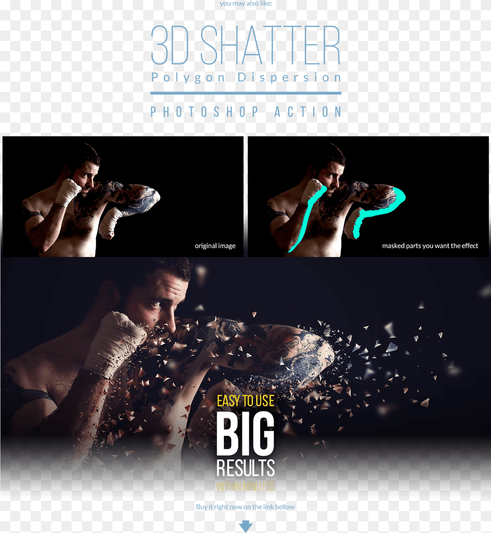 Buy Now Shatter Photoshop, Advertisement, Poster, Adult, Man Png Image
