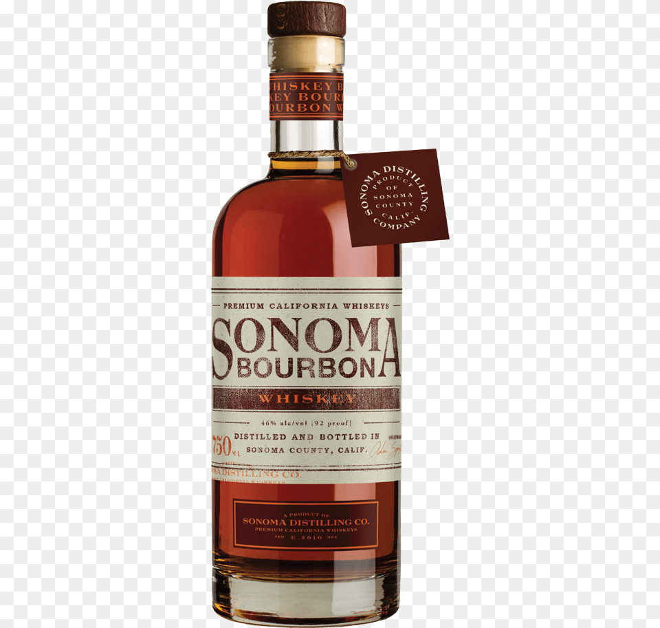 Buy Now Sonoma Distilling Company 92 Proof Bourbon Sonoma Bourbon Whiskey, Alcohol, Beverage, Liquor, Whisky Free Png