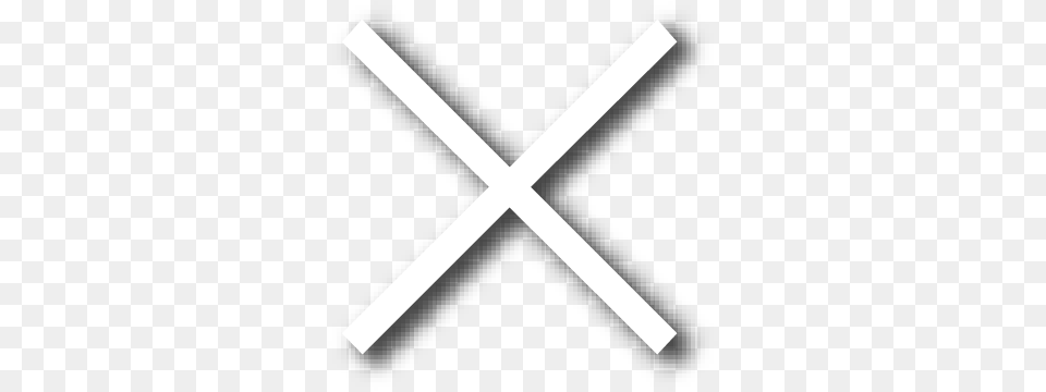 Buy Online White X, Cross, Symbol, Blade, Razor Free Transparent Png