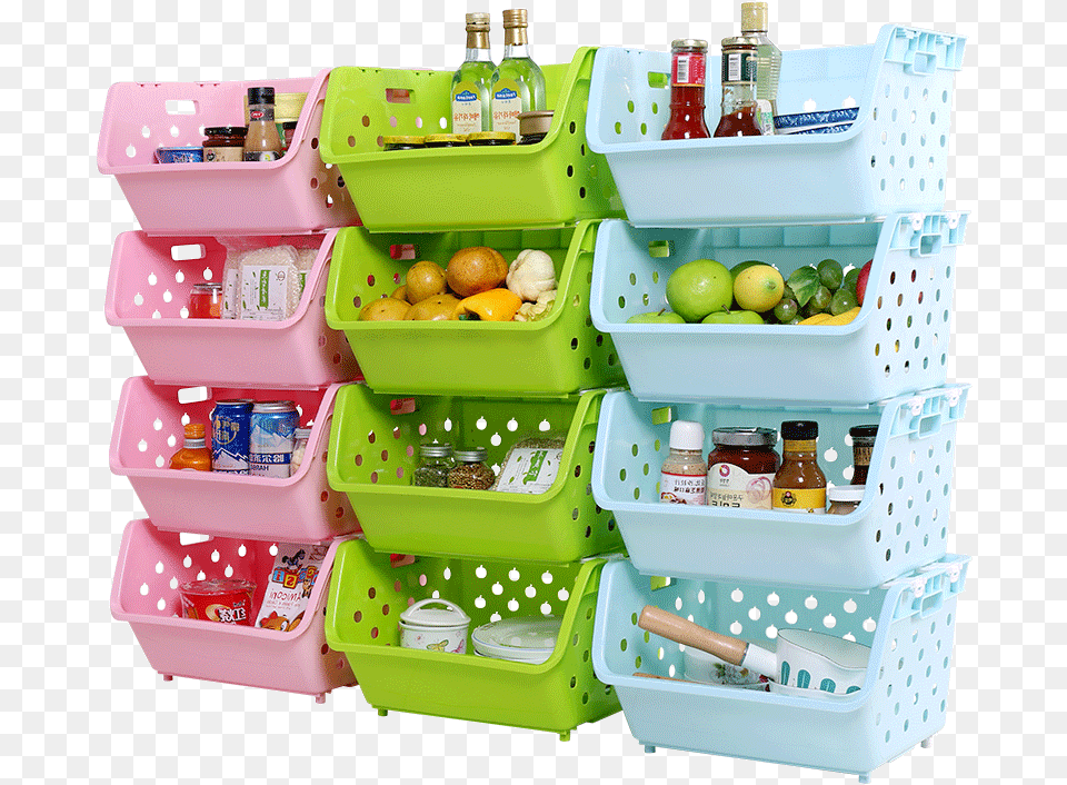 Buy Online Vegetable Baskets, Shelf, Cabinet, Furniture, Food Free Png Download