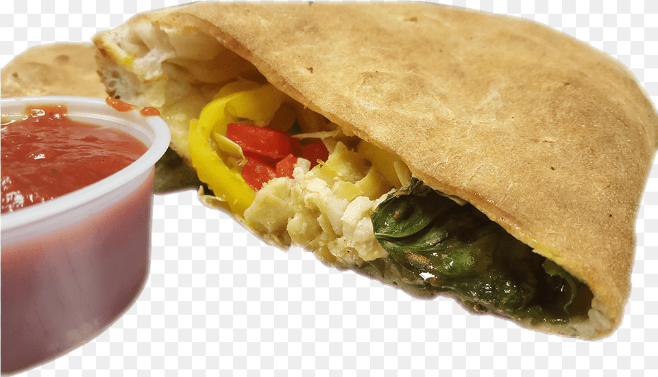 Buy Peaceful Garden Calzones Fast Food, Bread, Pita, Burger Free Png Download