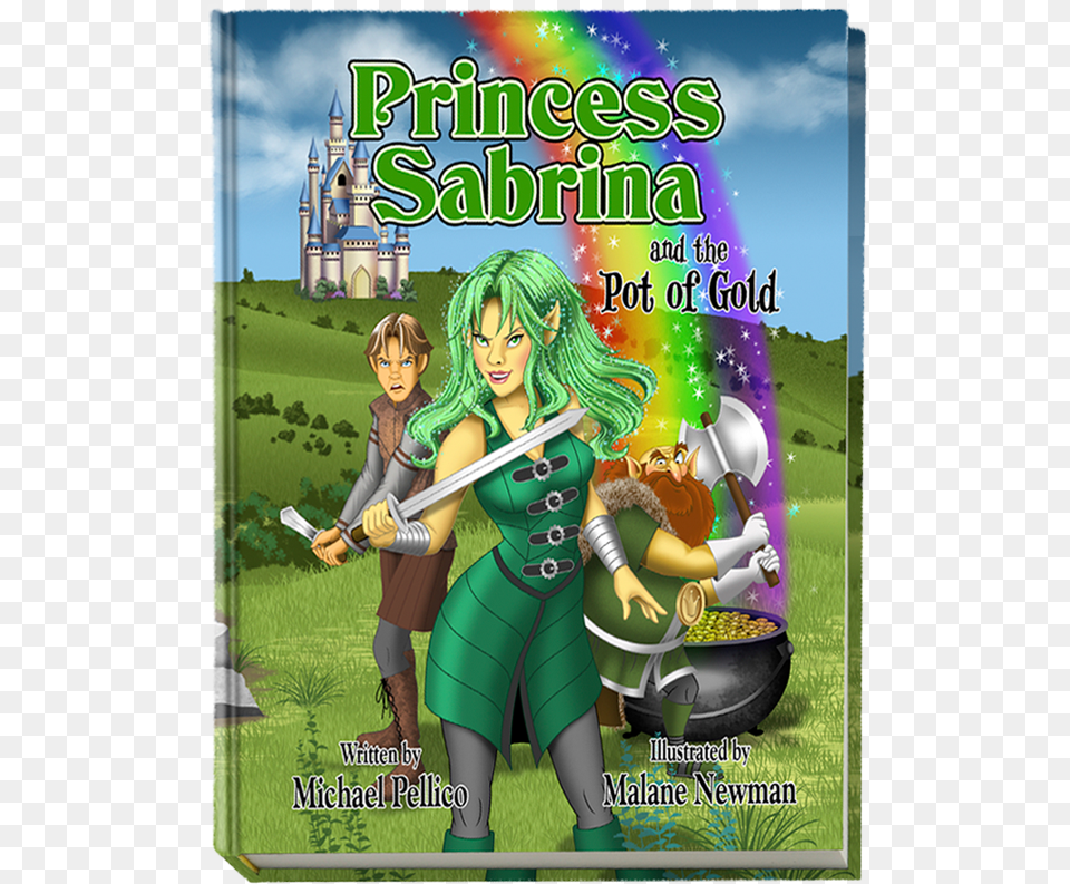 Buy Princess Sabrina And The Pot Of Gold Childrens Princess Sabrina Pot Of Gold, Advertisement, Book, Comics, Publication Png