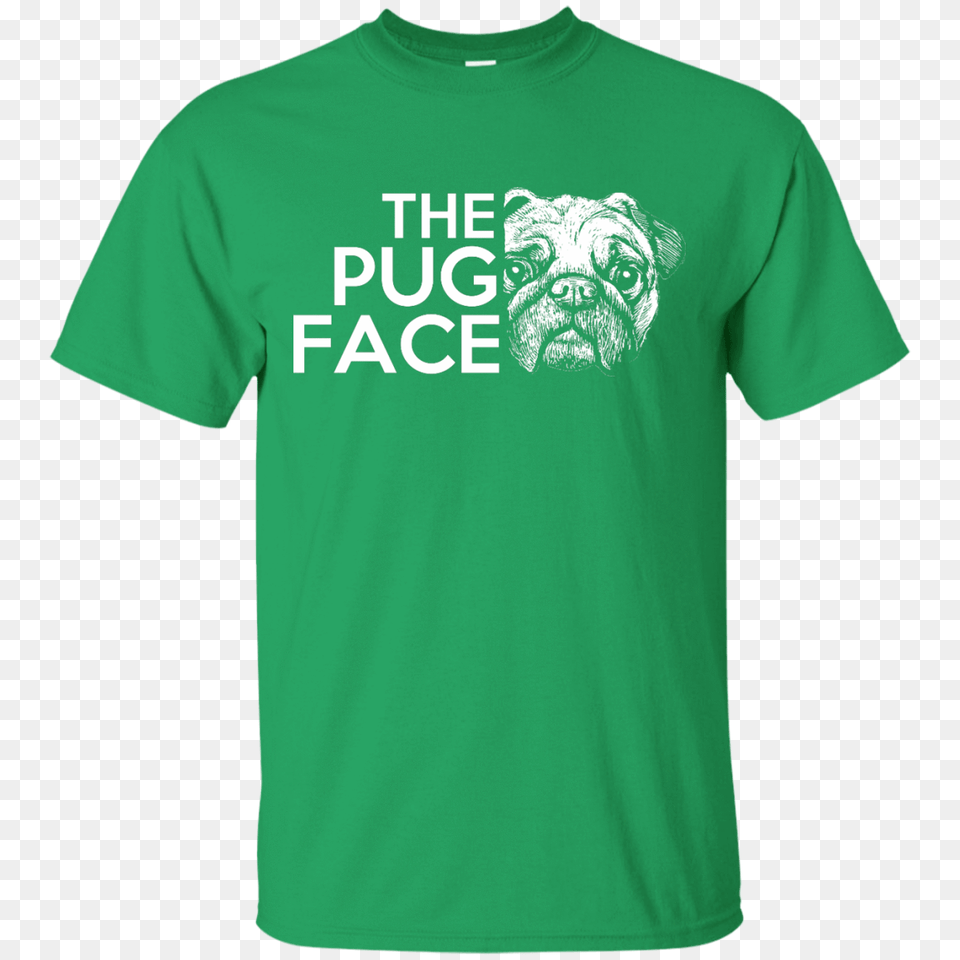 Buy Pug Face Apparel Apparel, Clothing, Shirt, T-shirt, Animal Free Png Download