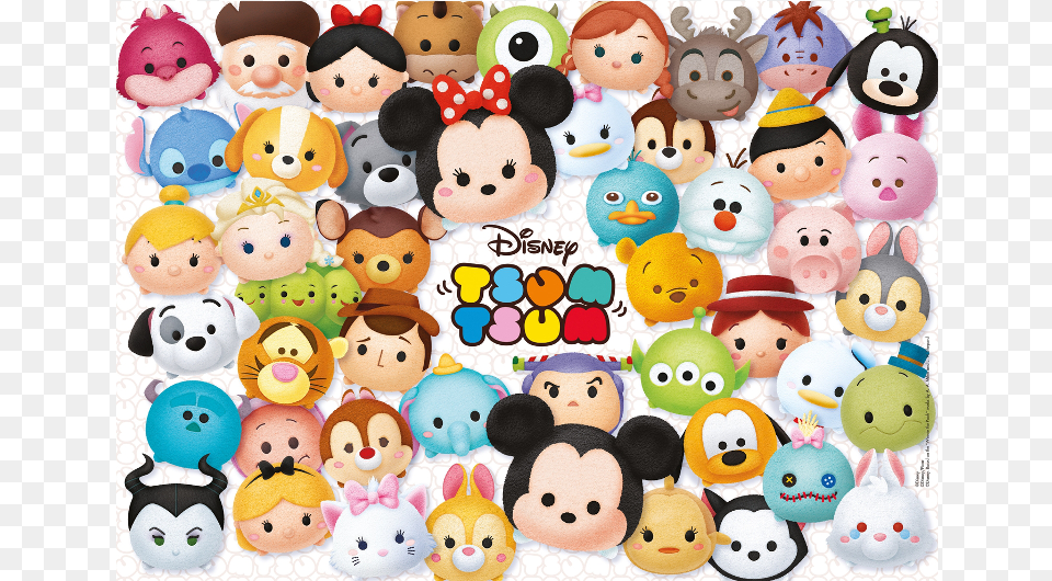 Buy Puzzle Clementoni So Cuuuutel Tsum Tsum 60 Clipart, Toy, Plush, Person, People Free Png