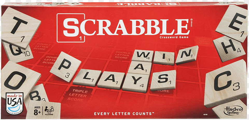 Buy Scrabble Board Game From Amazon Hasbro Games Scrabble Classic Board Game, Text Free Png