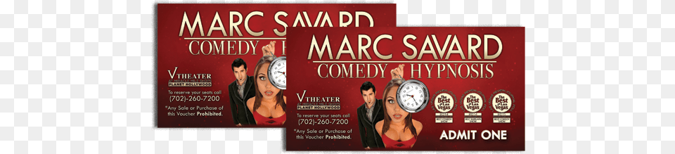 Buy Show Tickets Marc Savard Comedy Hypnosis, Advertisement, Book, Poster, Publication Free Transparent Png