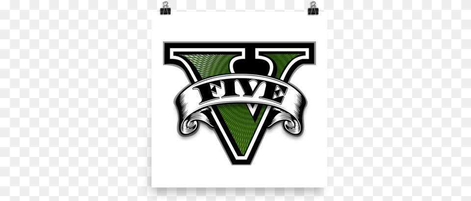 Buy Stickers De Logo Gta V From Ckgame67 V De Gta 5, Emblem, Symbol Png Image