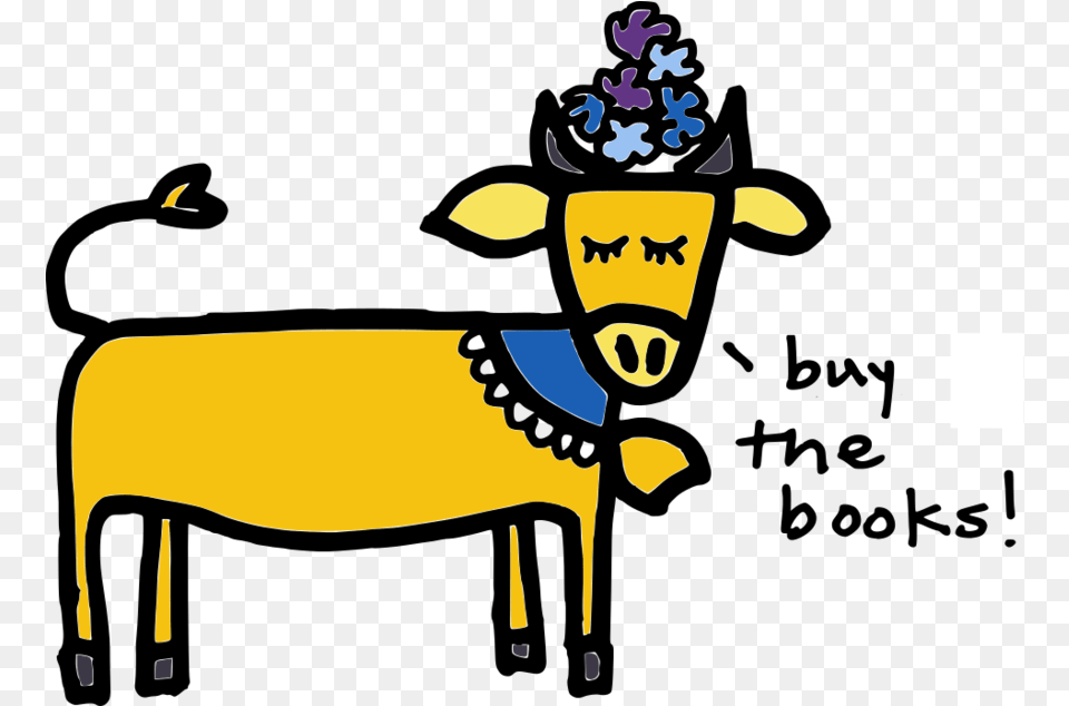 Buy The Books Cartoon, Livestock, Baby, Person, Animal Png Image