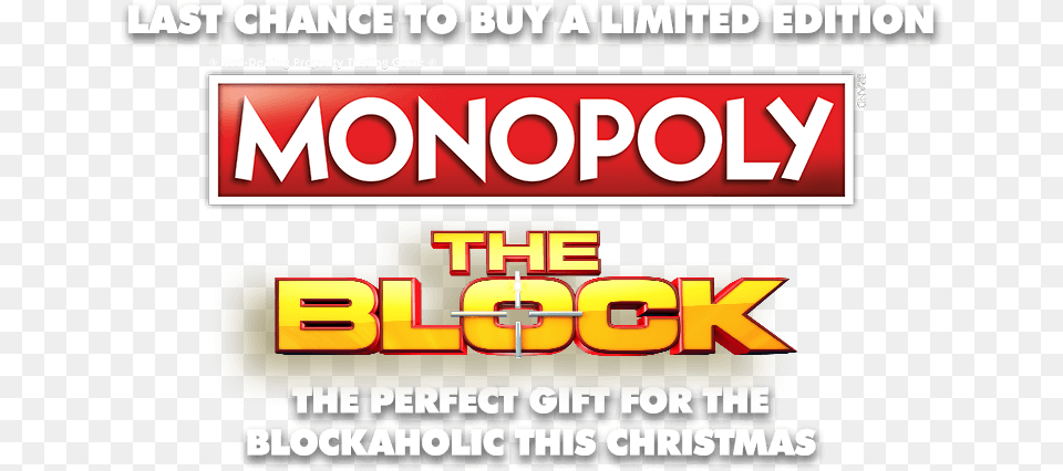Buy The Limited Edition Block Monopoly Game Block, Advertisement, Poster, Scoreboard, Dynamite Png Image