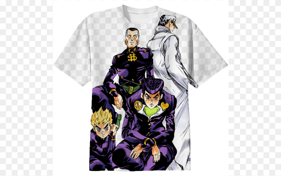 Buy This Design On Other Silhouettes Jojo39s Bizarre Adventure, Book, Clothing, Comics, T-shirt Png Image