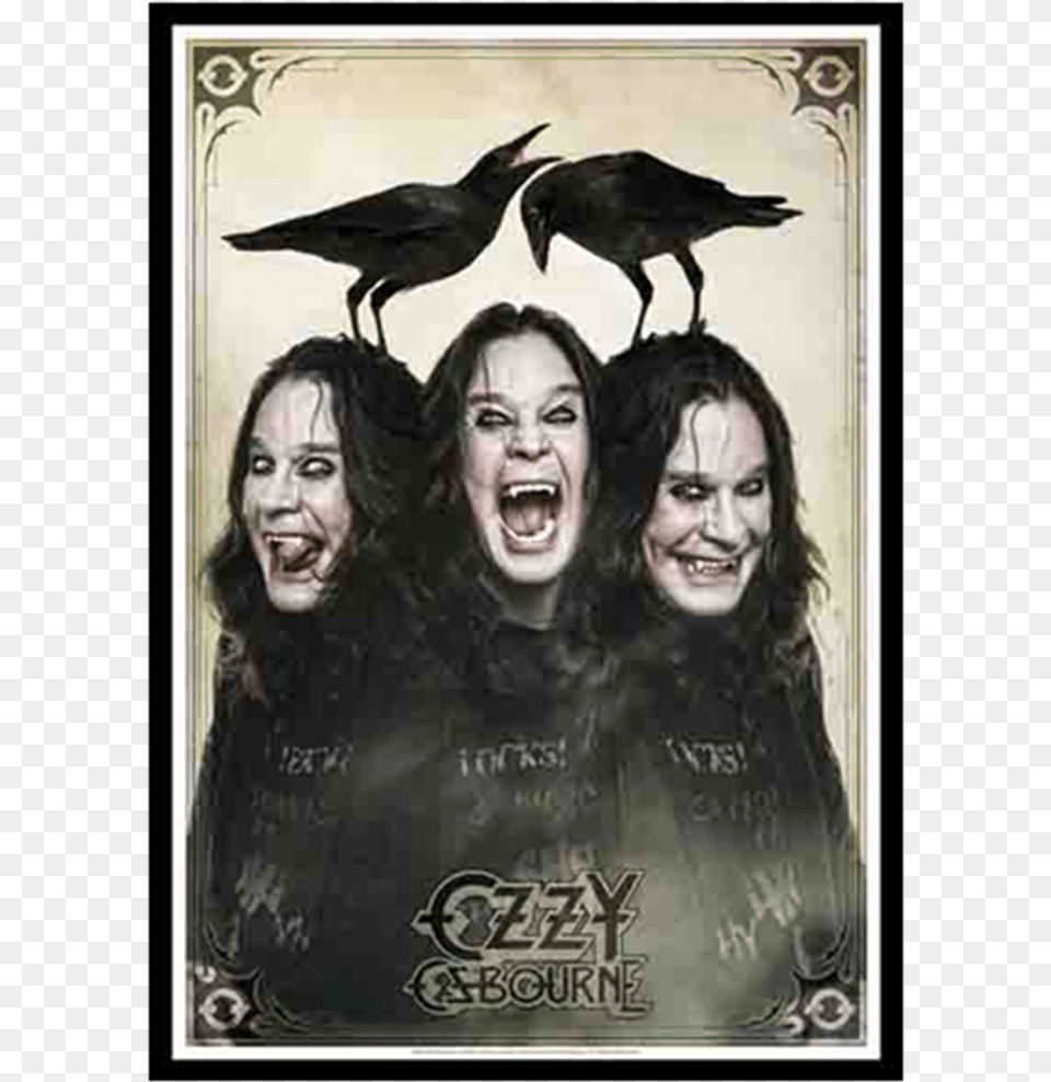 Buy Three Faces By Ozzy Osbourne Posters Ozzy Osbourne, Adult, Wedding, Person, Female Png Image