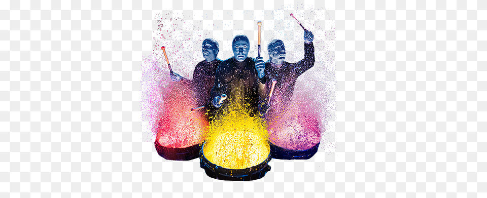 Buy Tickets For New York Blue Man Group, Adult, Male, Person, Boy Free Transparent Png