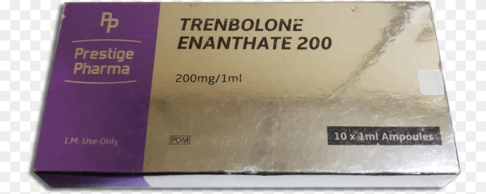 Buy Tren E Enanthate Prestige Pharma Packaging And Labeling, Aluminium, Business Card, Paper, Text Png Image