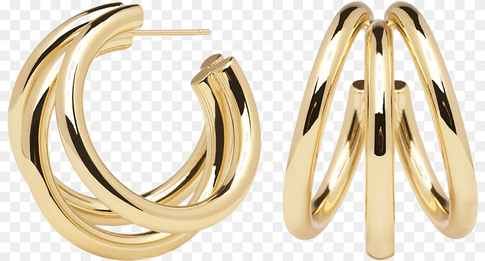 Buy True Gold Earrings Rose Gold Jewelry, Accessories, Earring, Smoke Pipe Png Image
