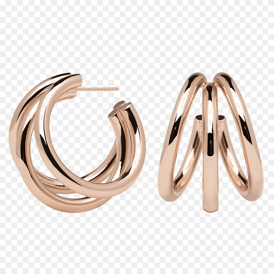 Buy True Rose Gold Earrings, Accessories, Earring, Jewelry, Cuff Free Png Download