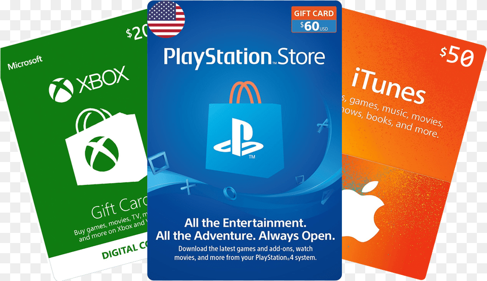 Buy Your Gift Cards Now Playstation Gift Card, Advertisement, Poster, Bag, Text Free Png Download