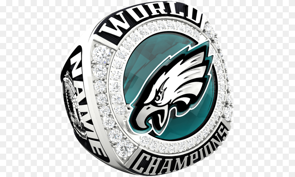 Buy Your Own Eagles Super Bowl Ring Elite Fan Ring Eagles, Accessories, Jewelry, Diamond, Gemstone Free Transparent Png