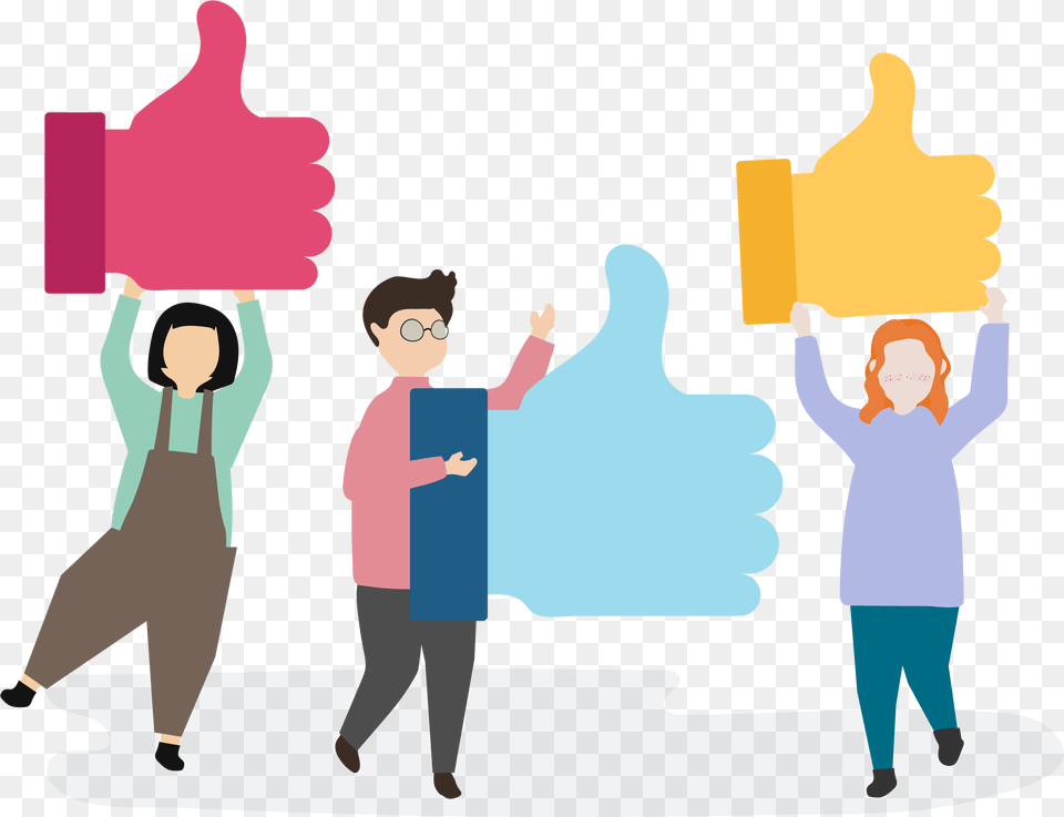 Buy Youtube Likes People Thumbs Up Vector, Baby, Person, Adult, Female Png