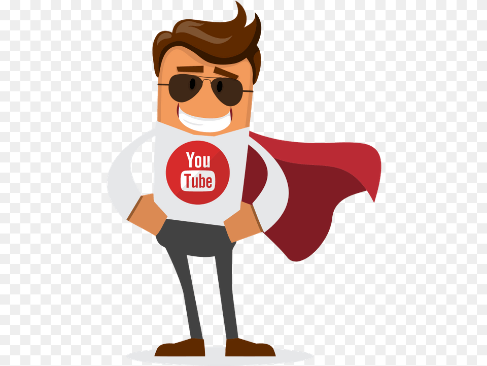 Buy Youtube Views Hombre De Negocios Caricatura, Person, Logo, Face, Head Free Png Download