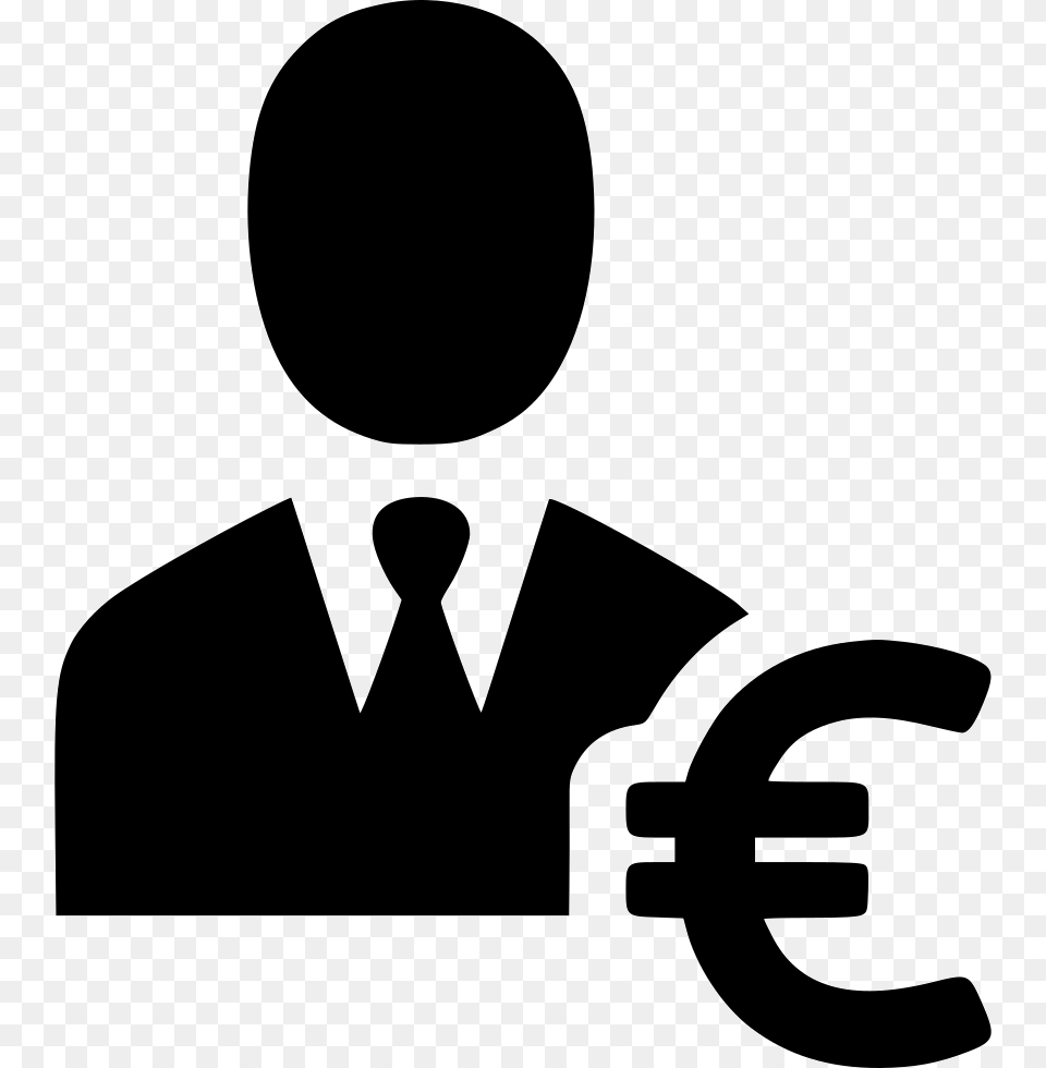 Buyer Businessman Salesman Euro User Man Person Icon Buyer, Stencil, People, Crowd, Smoke Pipe Free Transparent Png