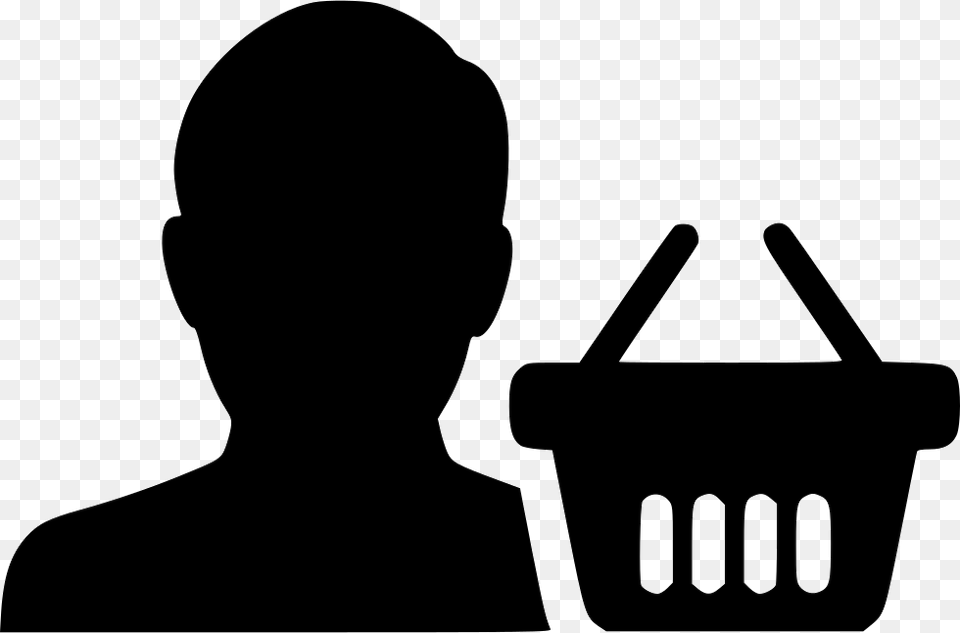 Buyer Man Shopping Cart Buy User Ecommerce Buyer Icon, Basket, Shopping Basket, Adult, Male Png Image