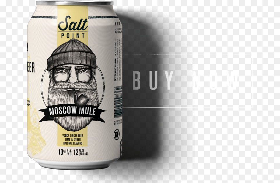 Buynow Salt Point Canned Moscow Mule, Alcohol, Beer, Beverage, Smoke Pipe Png