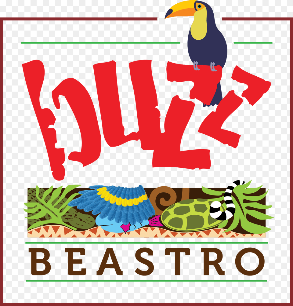 Buzz Beastro Logo Toucan, Animal, Beak, Bird, Baby Free Png Download