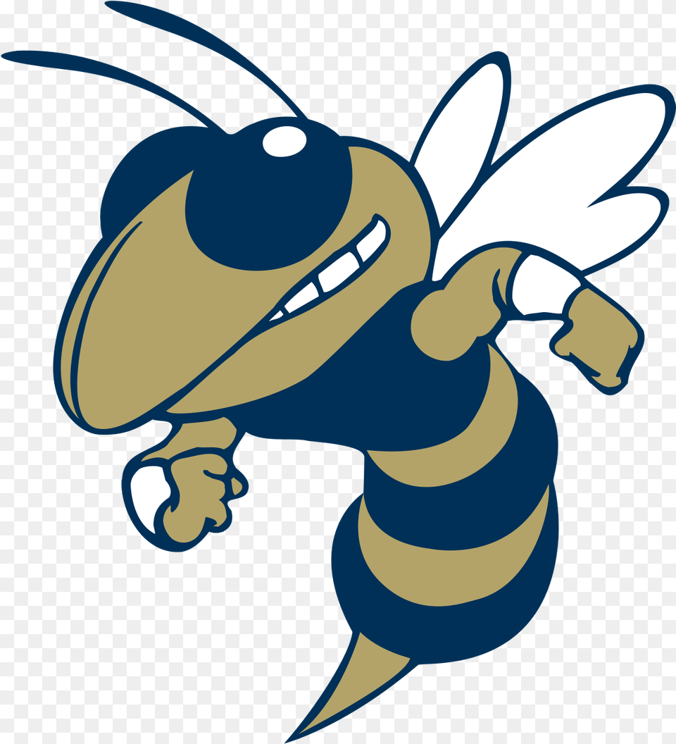 Buzz Buzz Georgia Tech Logo, Animal, Bee, Honey Bee, Insect Png Image