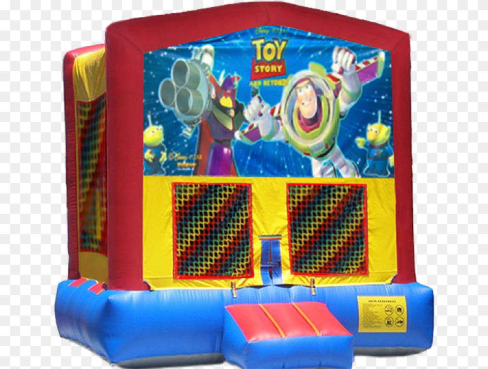 Buzz Lightyear Modular Bounce House Descendants Bounce House, Inflatable, Play Area, Indoors, Baby Png Image