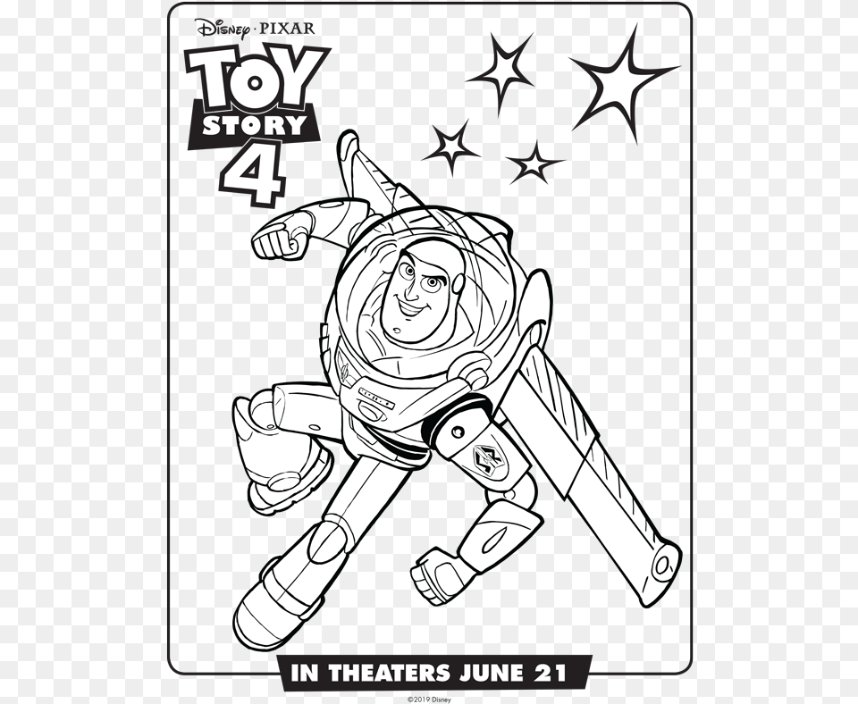 Buzz Lightyear Printable Toy Story 4 Coloring Pages, Book, Comics, Publication, Baby Png