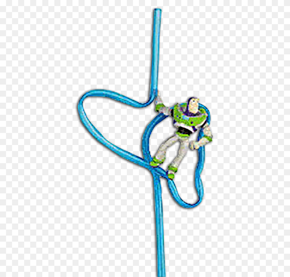 Buzz Lightyear Toy Disney Blue Silly Straw, Bow, Weapon, Baby, Person Png Image