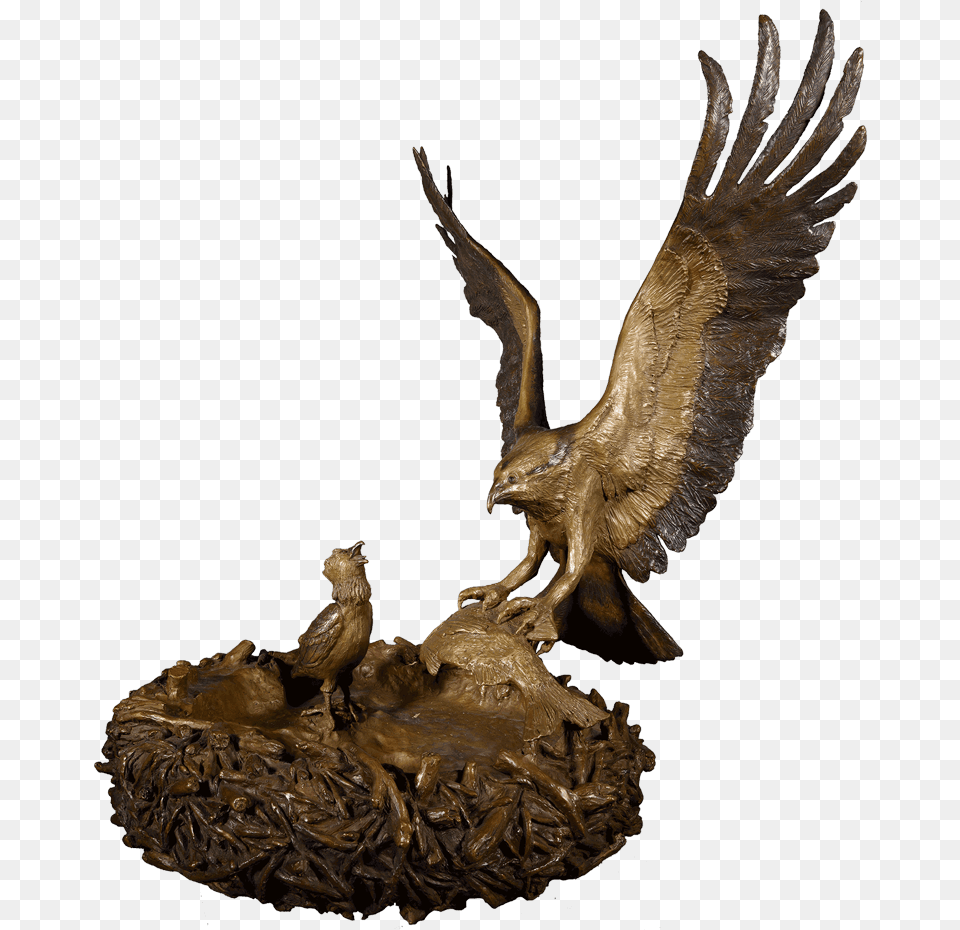Buzzard Golden Eagle, Bronze, Animal, Bird Free Transparent Png