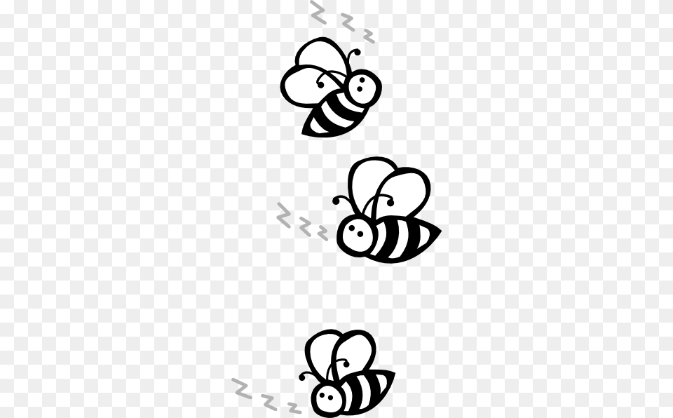 Buzzing Bees Clip Art, Stencil, Animal, Bee, Insect Png