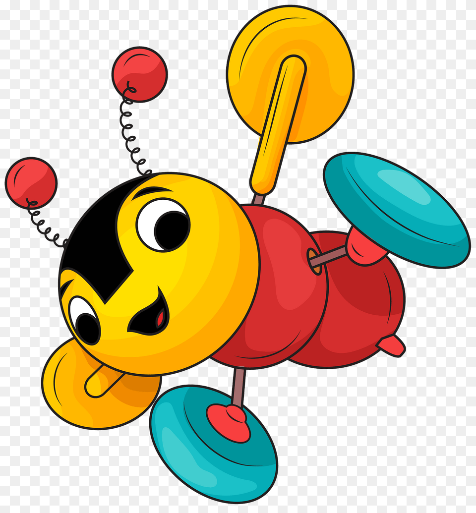 Buzzy Bee Toy Clipart, Rattle Free Png Download