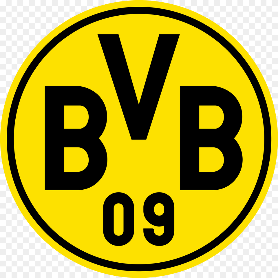 Bvb Logo Transparent Svg Vector Borussia Dortmund, Symbol, Sign, Text Free Png Download