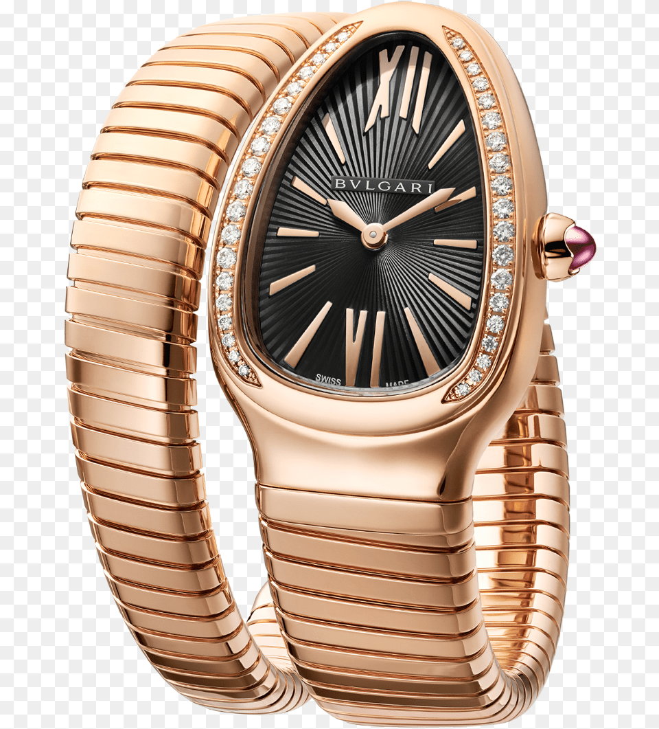 Bvlgari Serpenti Steel And Gold, Arm, Body Part, Person, Wristwatch Png
