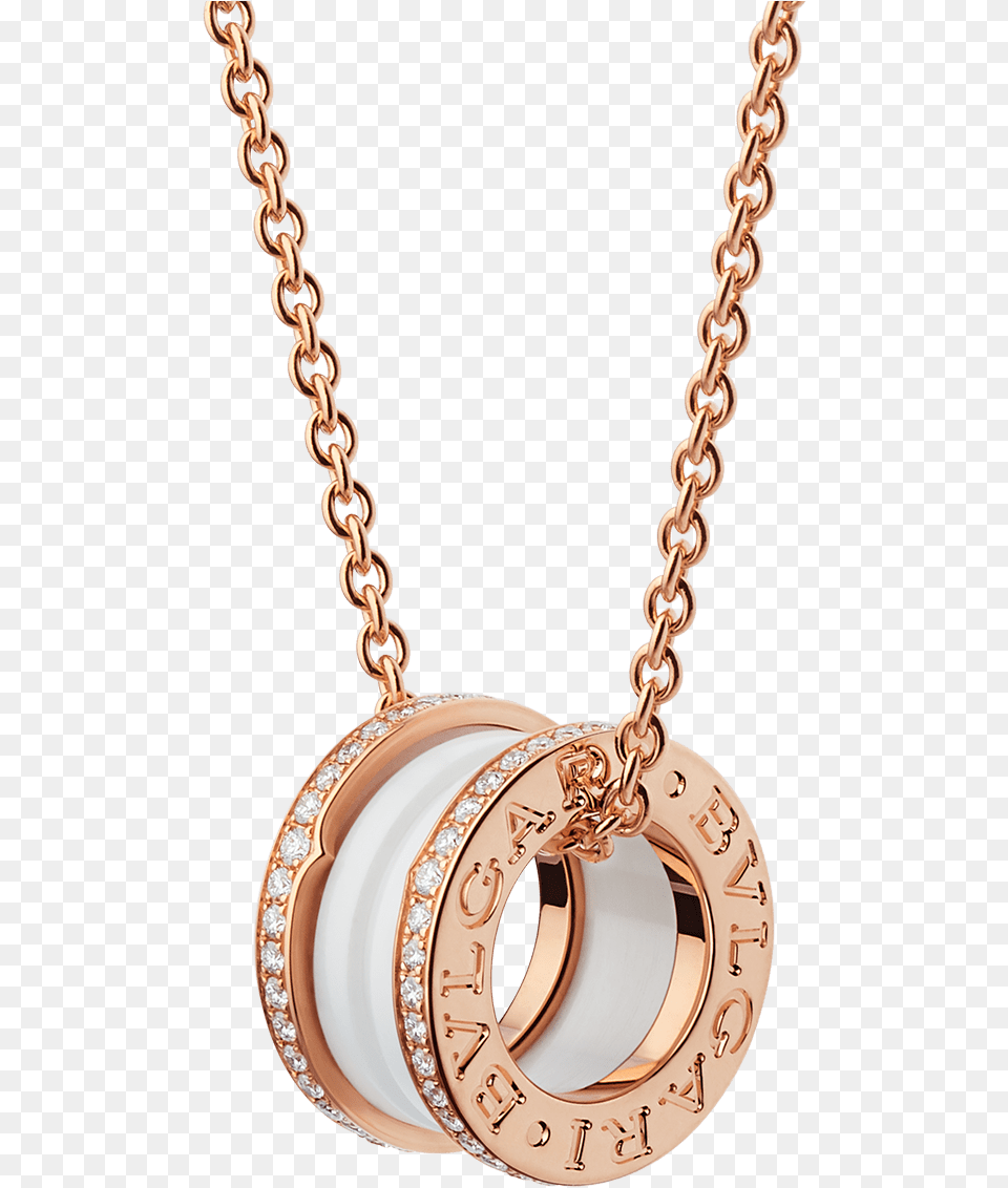 Bvlgari White Ceramic Necklace, Accessories, Jewelry, Diamond, Gemstone Png Image
