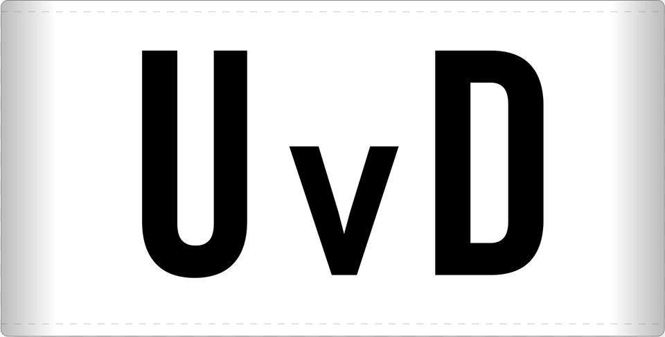 Bw Armbinde Uvd Clipart, Symbol, Text, License Plate, Transportation Png Image