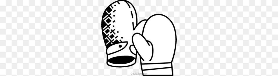 Bw Mittens Clipart, Clothing, Glove, Light, Lighting Png Image