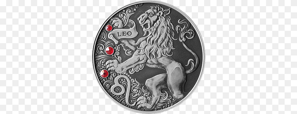 By 2015 20roubles Zodiac Leo B Leo, Silver, Coin, Money Free Png Download