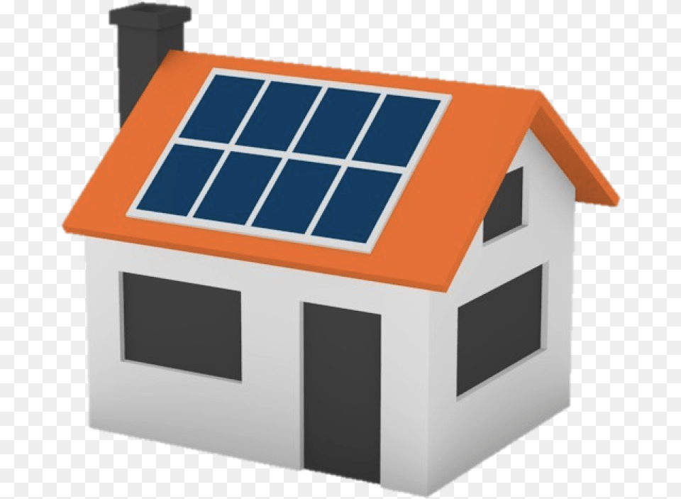 By Ashlyn Liverman Infographic Clipart Transparent 3d House With Solar Panel, Mailbox, Dog House Png
