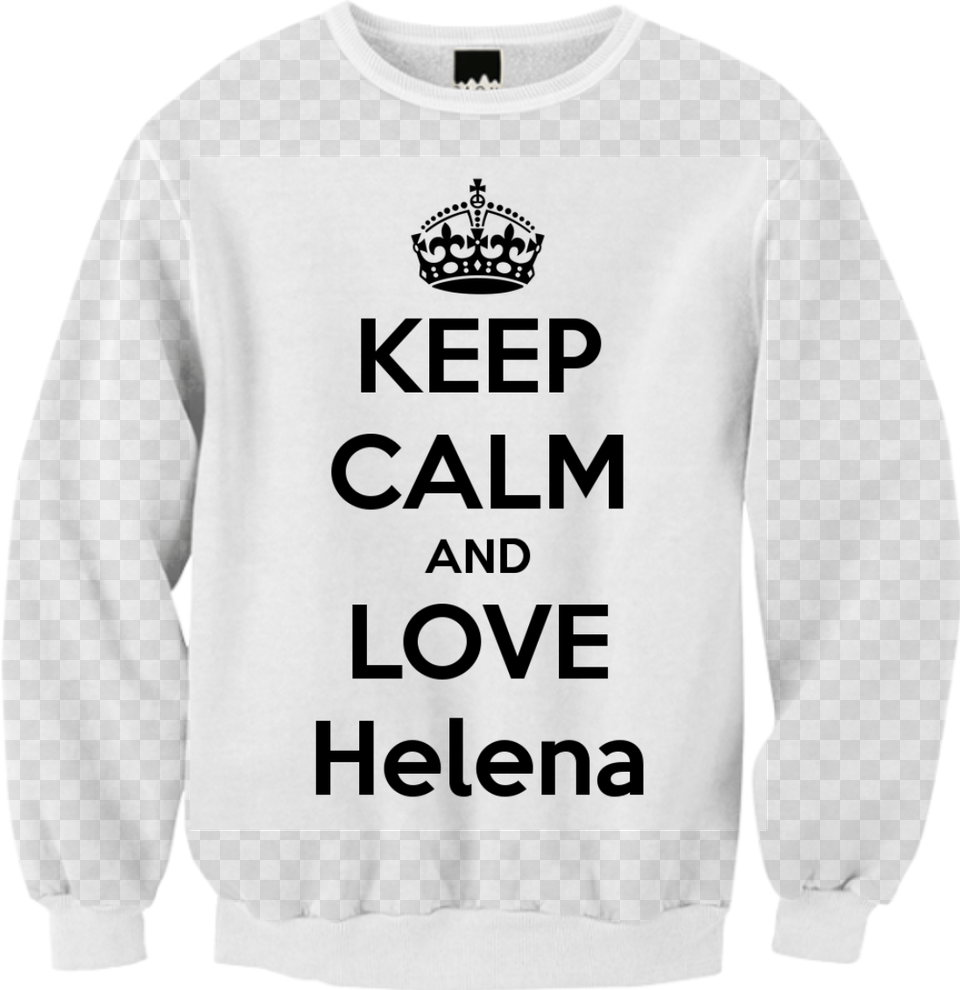 By Bebe Mapa Mundi Keep Calm And Love Your Yorkie, T-shirt, Clothing, Knitwear, Long Sleeve Free Transparent Png