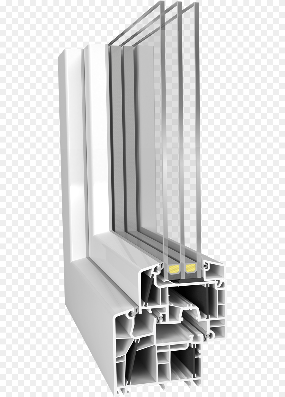 By Bonding The Window Sash With The Insulation Glass 3d Model Window Profile, Aluminium, Architecture, Building, Door Free Png Download