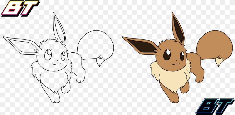 By Bt Eevee Trace, Animal, Mammal, Rabbit, Cartoon Free Png