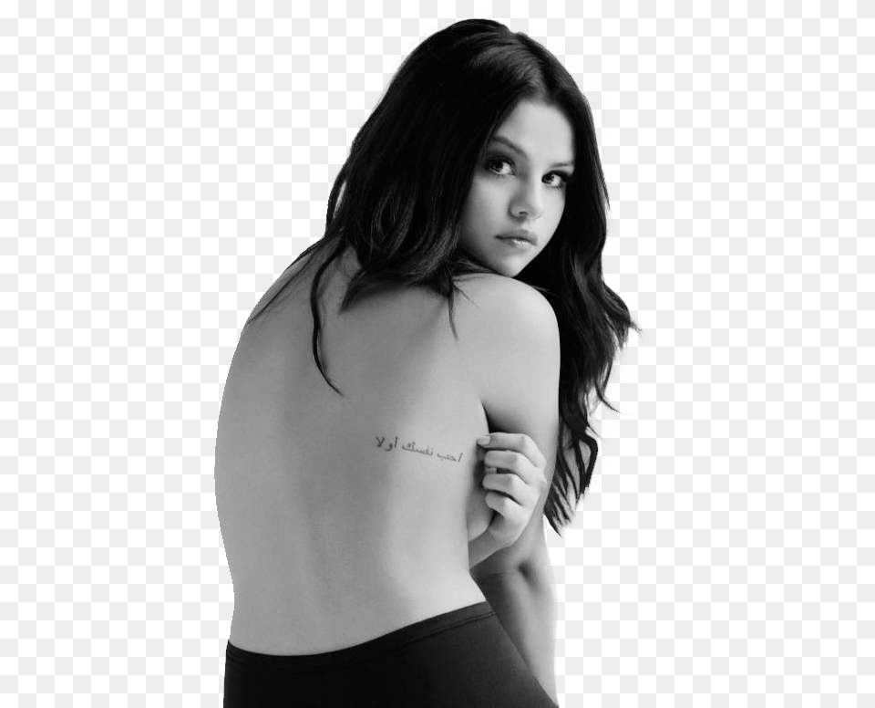 By Chertoffsky Selenagomez Selena Gomez, Adult, Tattoo, Skin, Portrait Free Png
