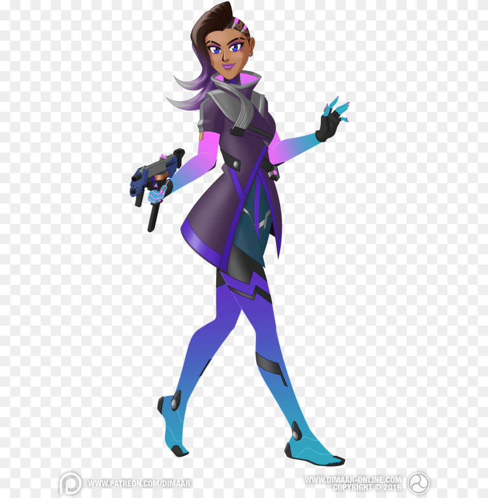 By Dimaar Overwatch Sombra, Book, Publication, Comics, Adult Free Png
