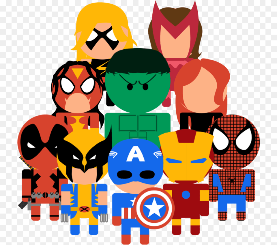 By Dreamchallenger Avengers Chibi, Face, Head, Person, Baby Free Transparent Png