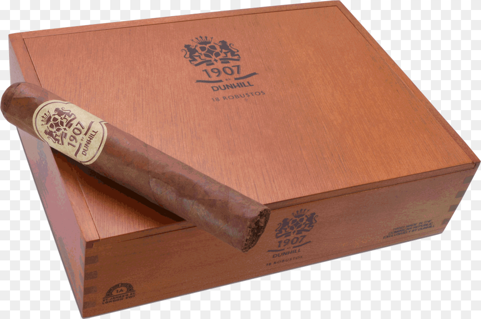 By Dunhill Closed Box With Cigar Dunhill 1907 Box Pressed Toro, Face, Head, Person, Dynamite Free Png