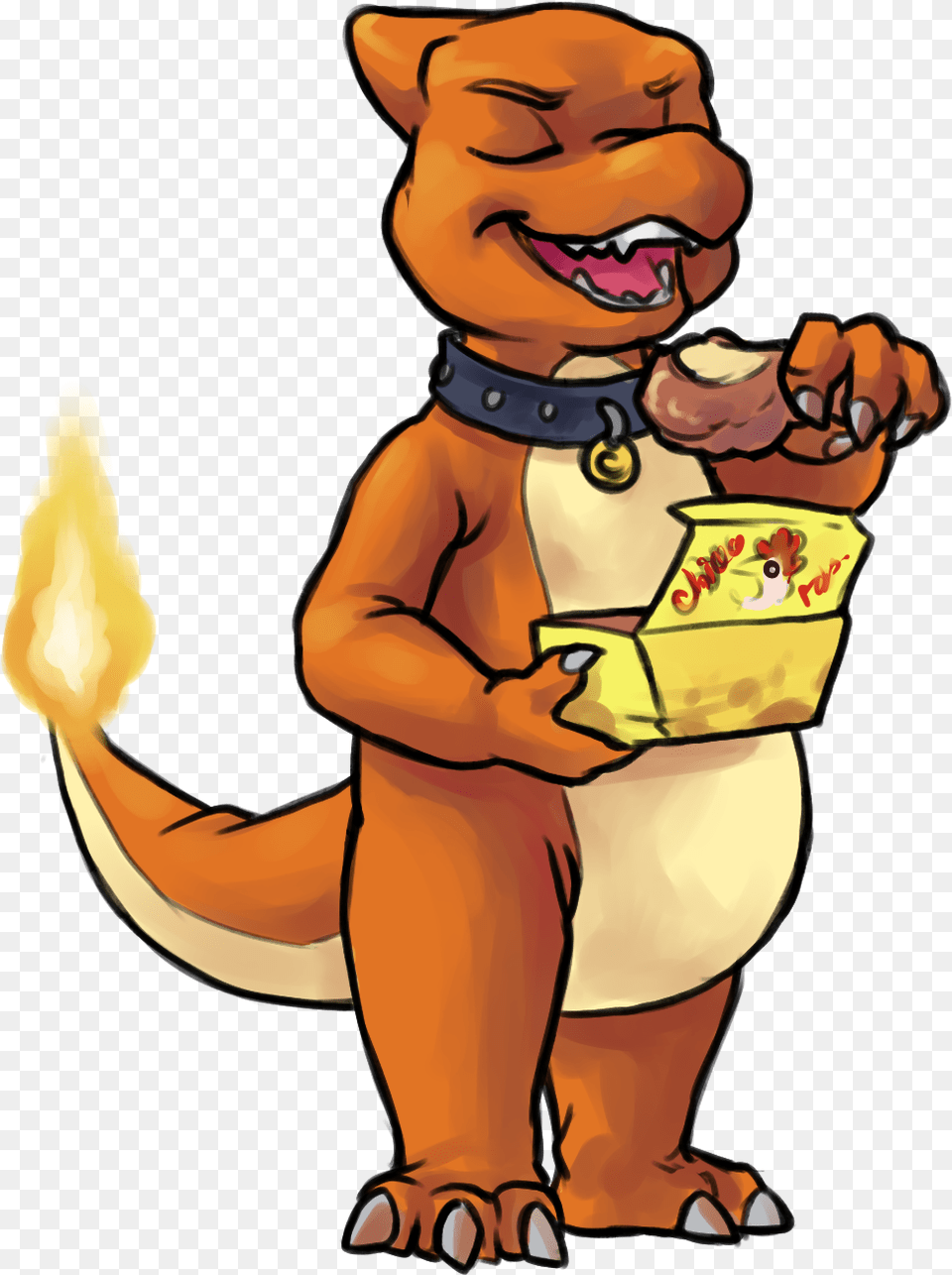 By Imperfectflame Chikkin Inna Char Chubby Charmeleon, Baby, Person, Cartoon, Face Png