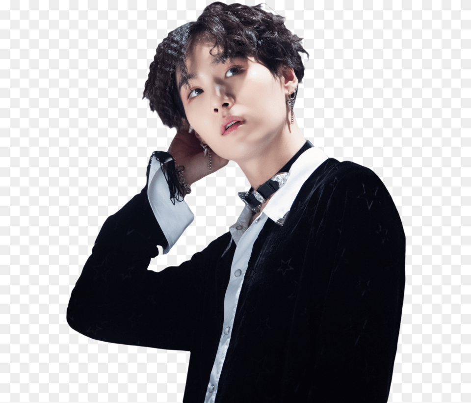 By Jeongukiss Shared Bts Suga Fake Love Mv, Accessories, Tie, Suit, Sleeve Png